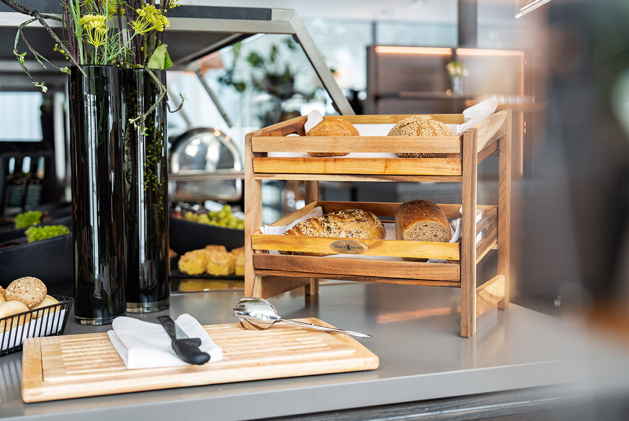 Bread at the Alpenhotel Ammerwald breakfast buffet